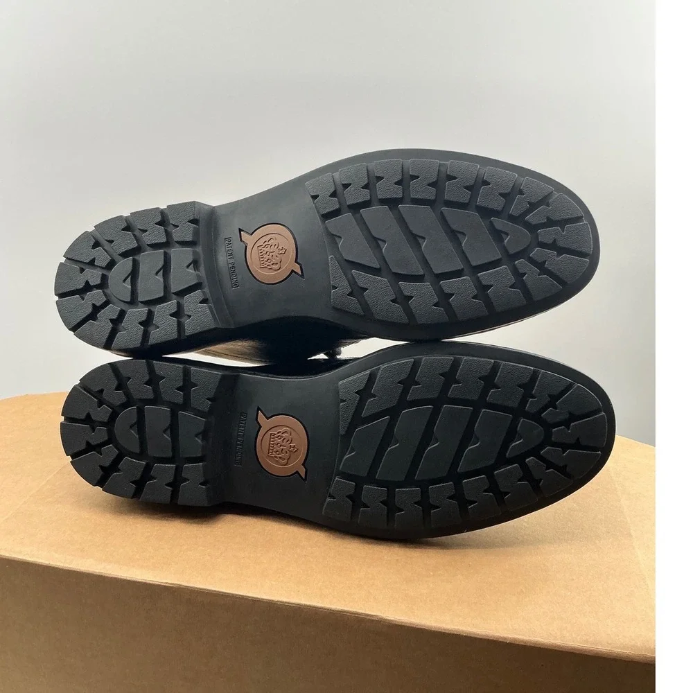 Born Harrison Mens Black Leather Chukka Boots Ankle Shoes BM0019503 Size 13M